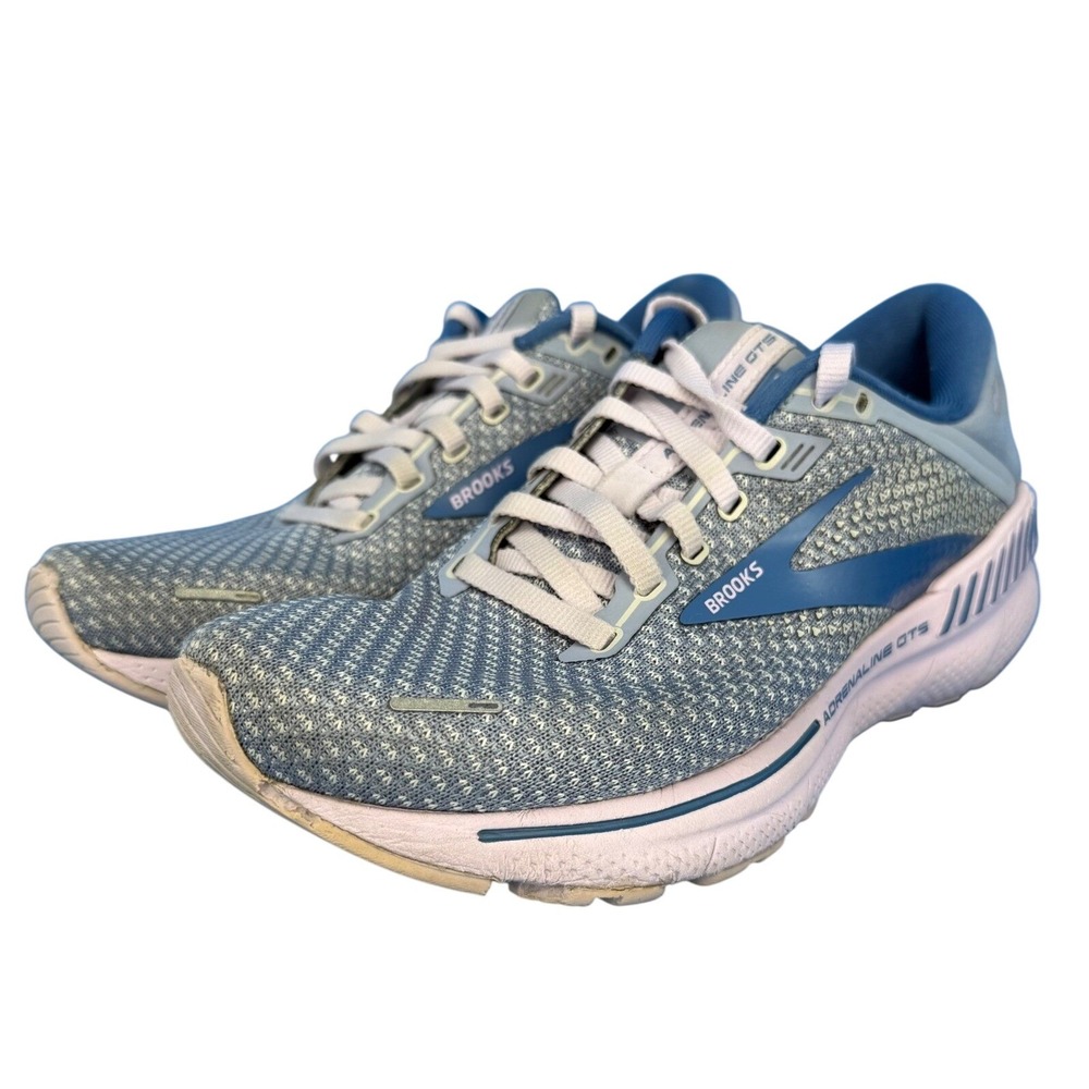 Brooks Adrenaline GTS 22 Womens Running Shoes Blue Grey Pink 1203531B589 Size 8